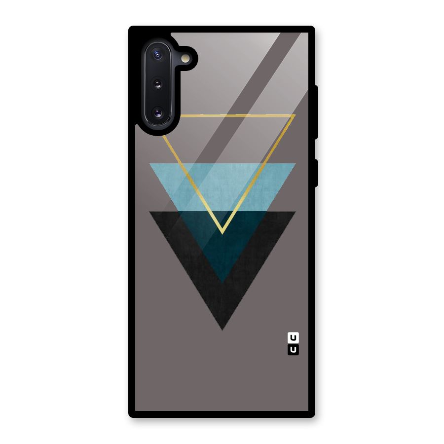 Pastel Triangle Glass Back Case for Galaxy Note 10