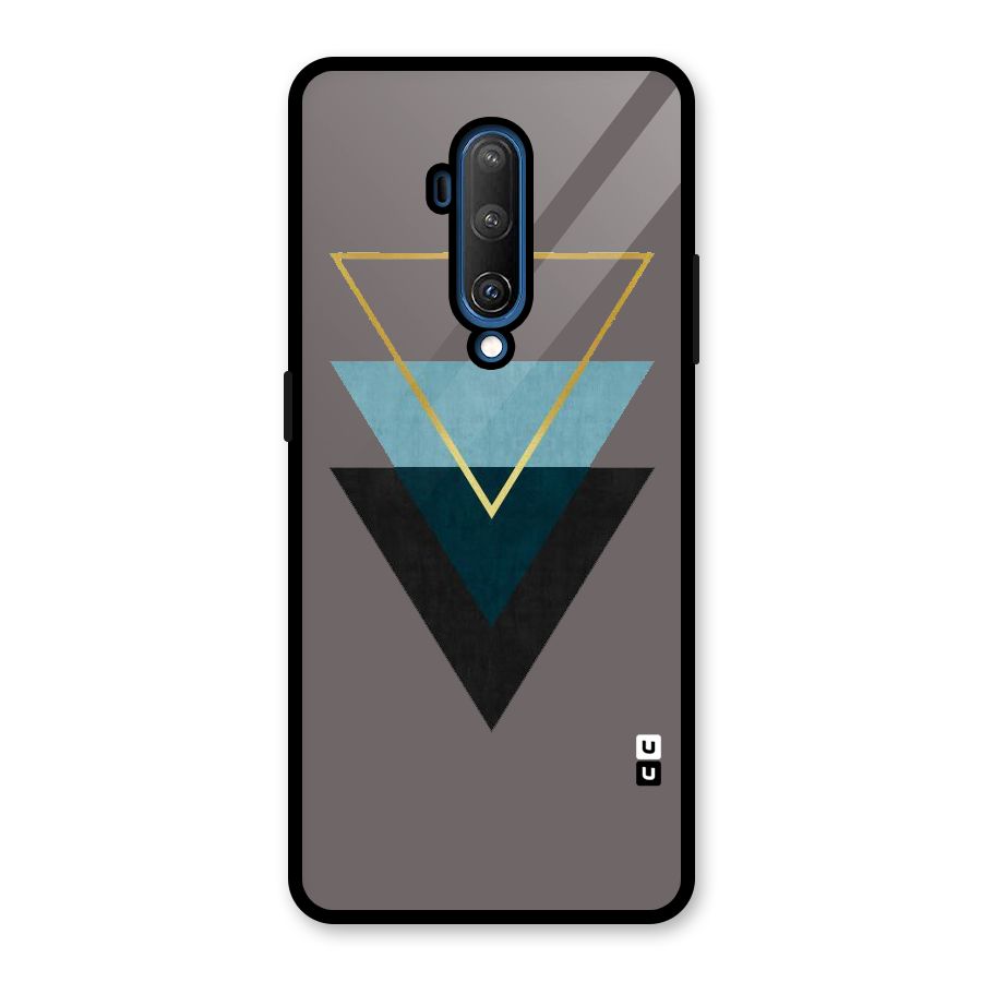 Pastel Triangle Glass Back Case for OnePlus 7T Pro