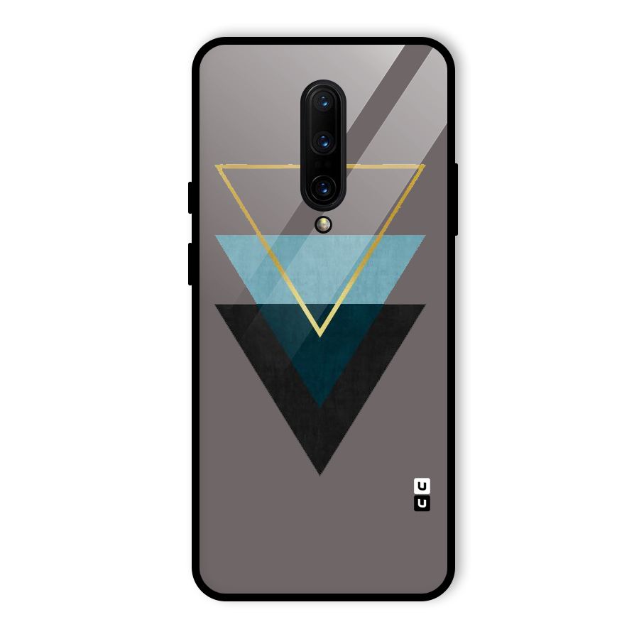 Pastel Triangle Glass Back Case for OnePlus 7 Pro
