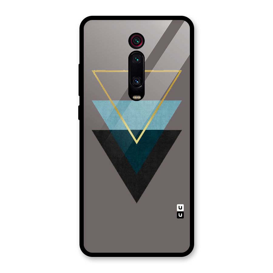 Pastel Triangle Glass Back Case for Redmi K20 Pro