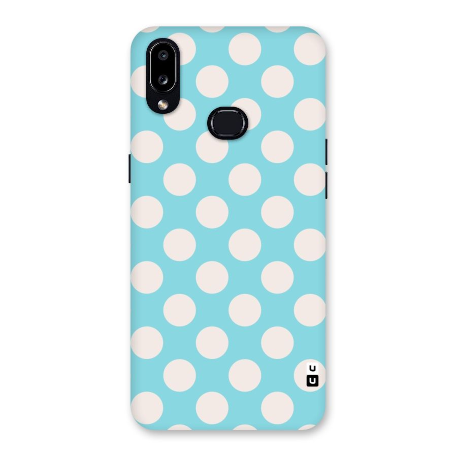 Pastel White Polka Dots Back Case for Galaxy A10s
