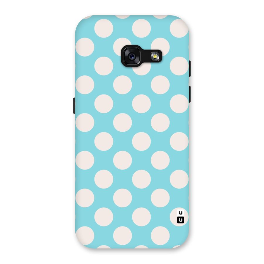 Pastel White Polka Dots Back Case for Galaxy A3 (2017)