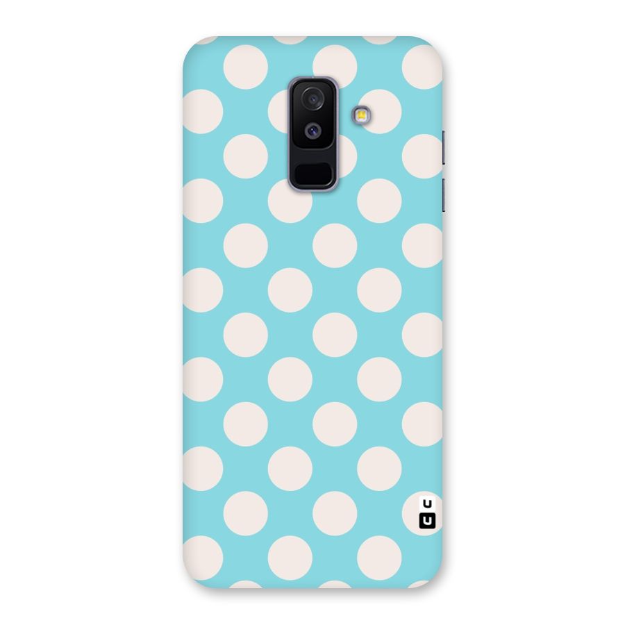 Pastel White Polka Dots Back Case for Galaxy A6 Plus