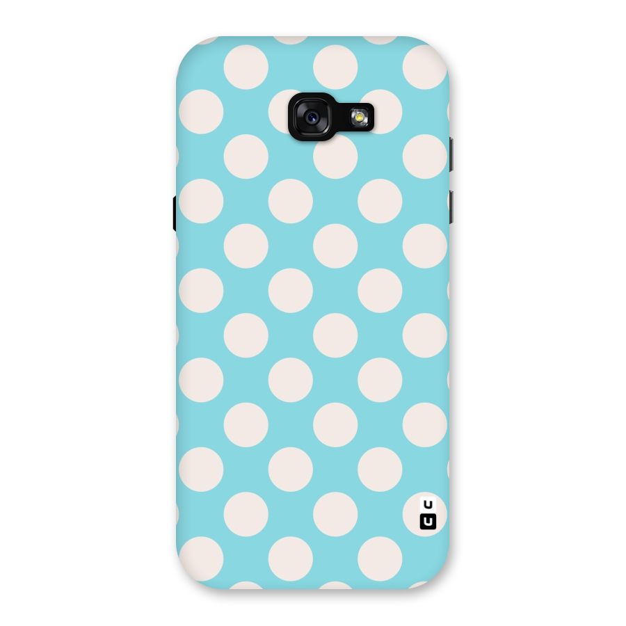 Pastel White Polka Dots Back Case for Galaxy A7 (2017)