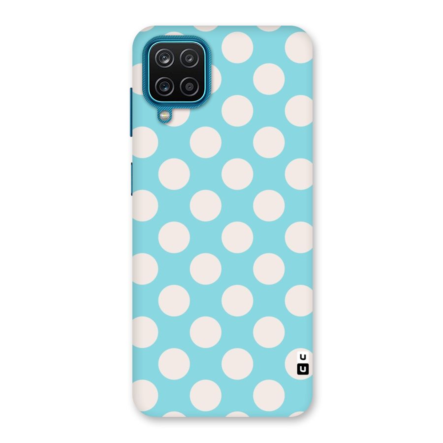 Pastel White Polka Dots Back Case for Galaxy F12