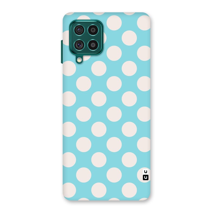 Pastel White Polka Dots Back Case for Galaxy F62