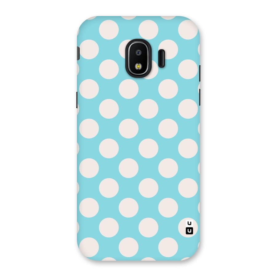 Pastel White Polka Dots Back Case for Galaxy J2 Pro 2018