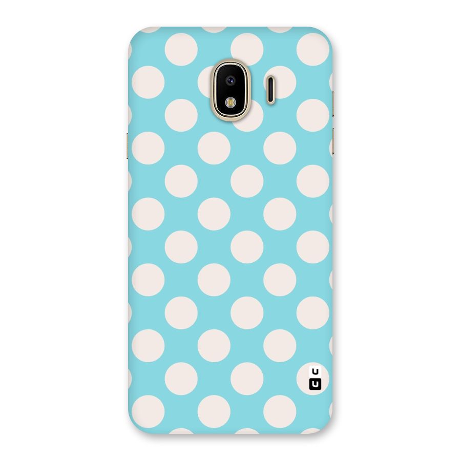 Pastel White Polka Dots Back Case for Galaxy J4