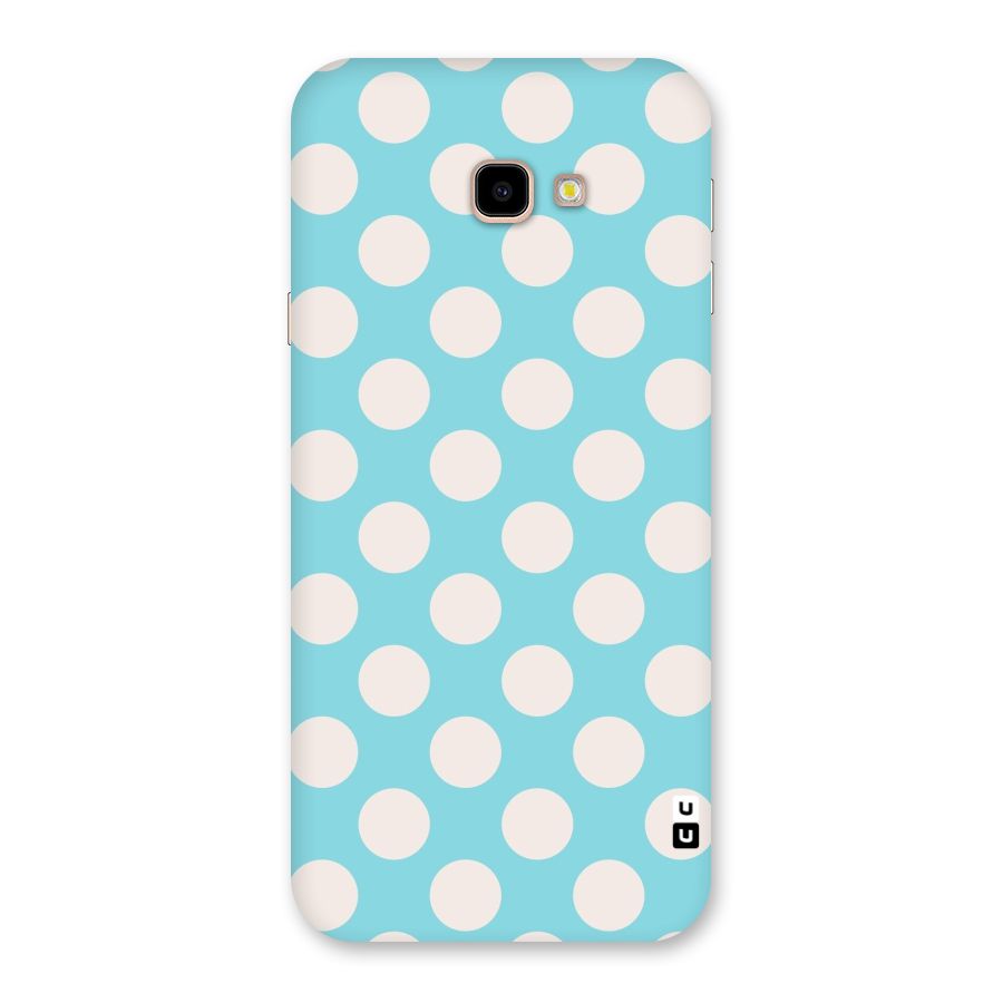Pastel White Polka Dots Back Case for Galaxy J4 Plus