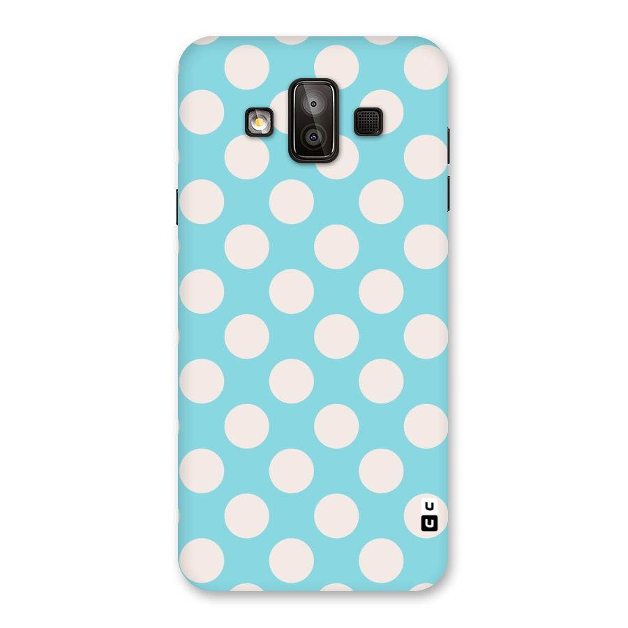 Pastel White Polka Dots Back Case for Galaxy J7 Duo