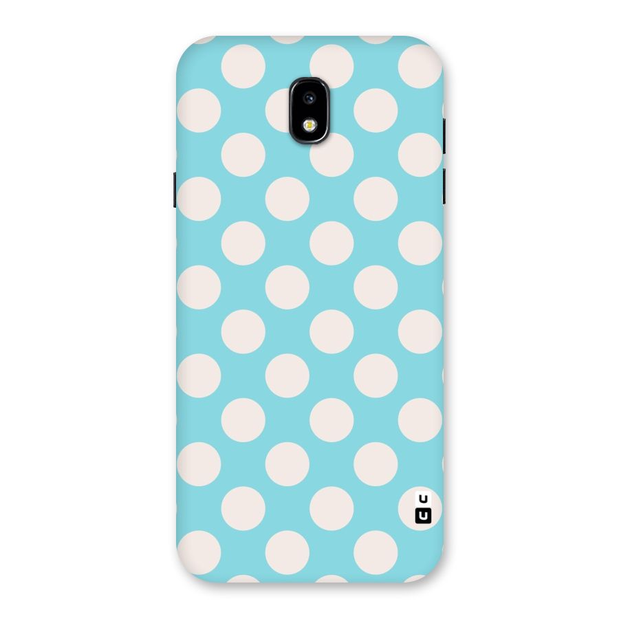 Pastel White Polka Dots Back Case for Galaxy J7 Pro