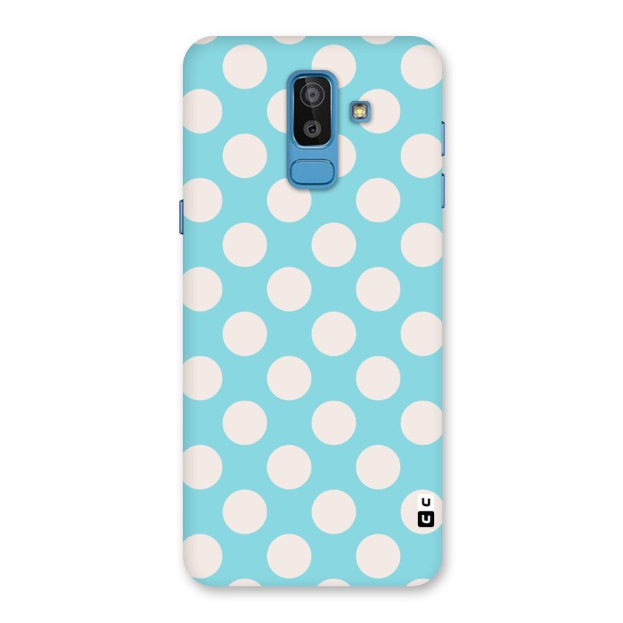 Pastel White Polka Dots Back Case for Galaxy J8