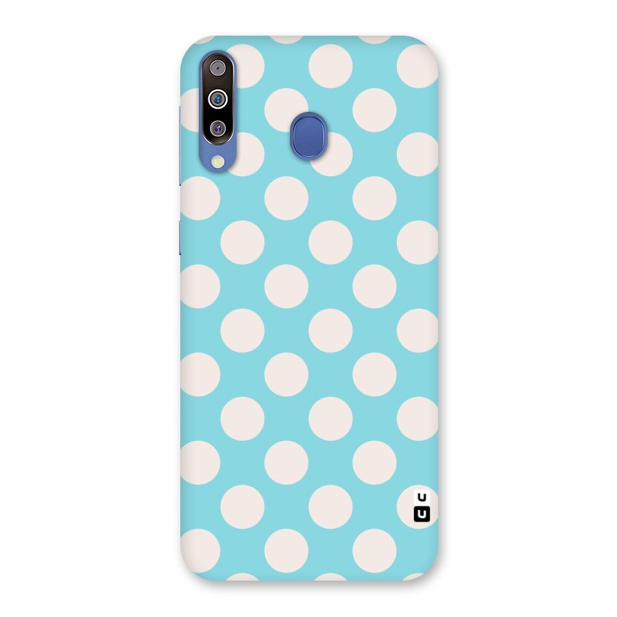 Pastel White Polka Dots Back Case for Galaxy M30