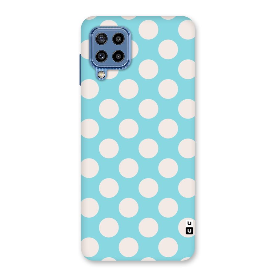 Pastel White Polka Dots Back Case for Galaxy M32