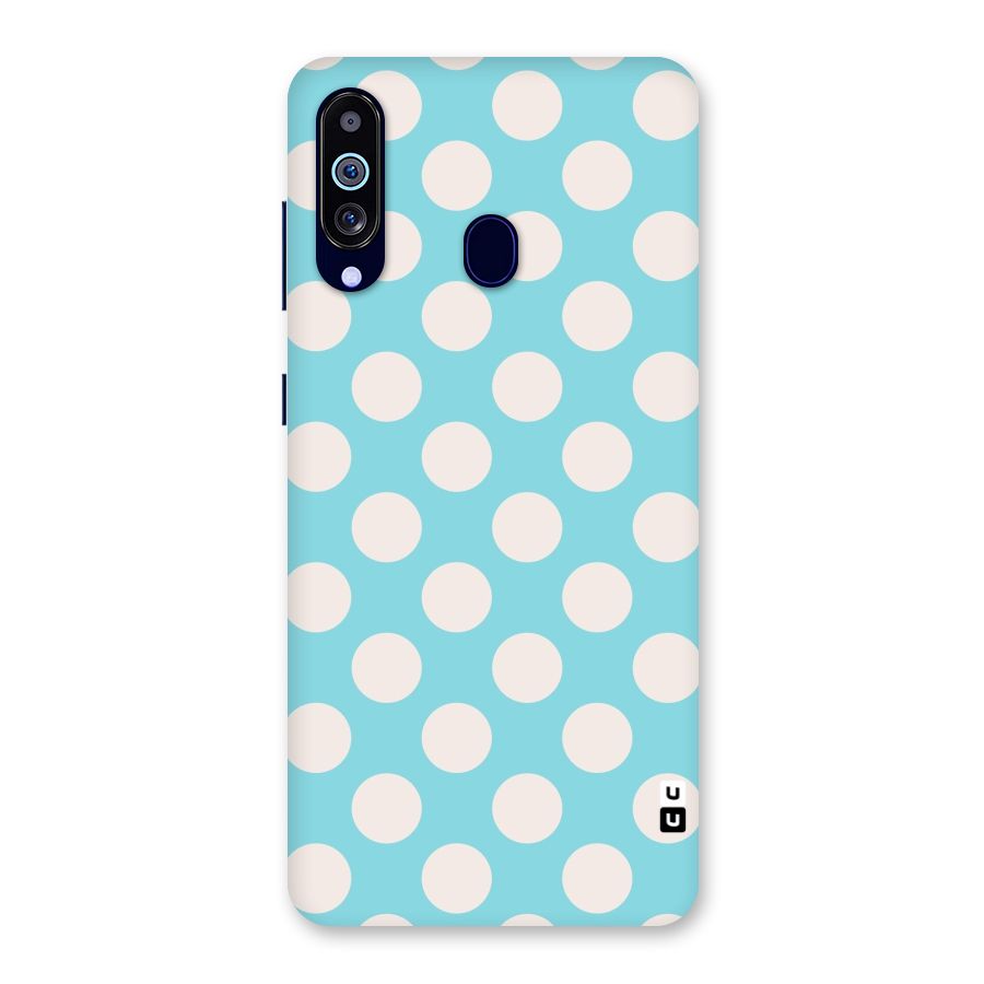 Pastel White Polka Dots Back Case for Galaxy M40