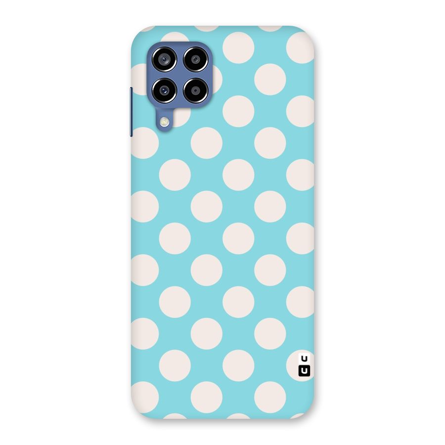 Pastel White Polka Dots Back Case for Galaxy M53 5G