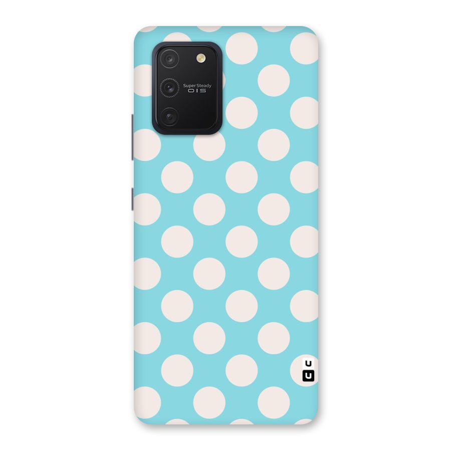 Pastel White Polka Dots Back Case for Galaxy S10 Lite