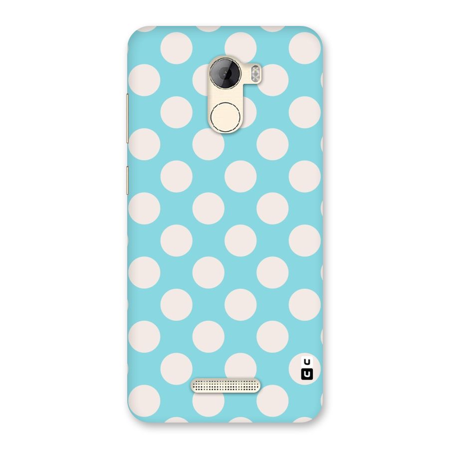 Pastel White Polka Dots Back Case for Gionee A1 LIte