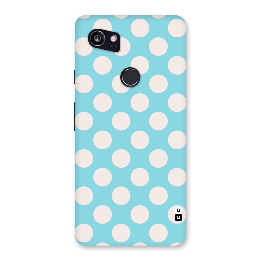 Pastel White Polka Dots Back Case for Google Pixel 2 XL
