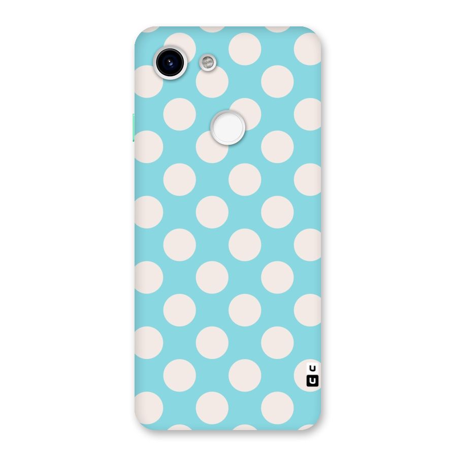 Pastel White Polka Dots Back Case for Google Pixel 3