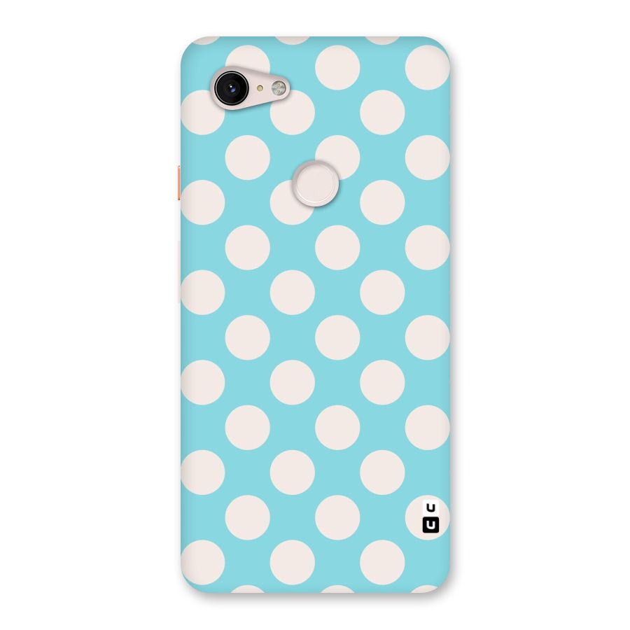 Pastel White Polka Dots Back Case for Google Pixel 3 XL