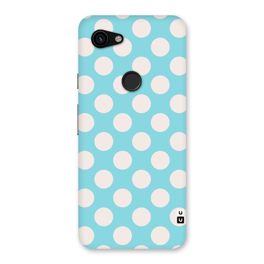 Pastel White Polka Dots Back Case for Google Pixel 3a