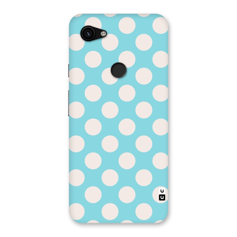 Pastel White Polka Dots Back Case for Google Pixel 3a XL