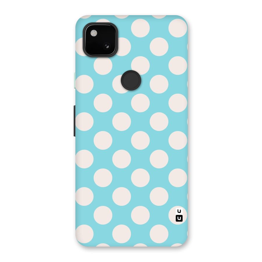 Pastel White Polka Dots Back Case for Google Pixel 4a