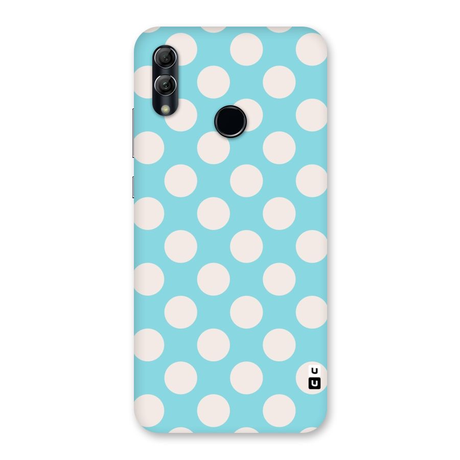 Pastel White Polka Dots Back Case for Honor 10 Lite