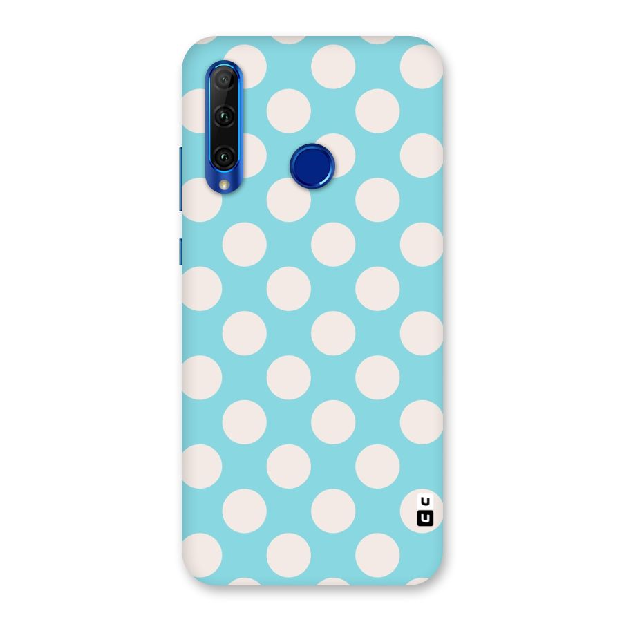 Pastel White Polka Dots Back Case for Honor 20i