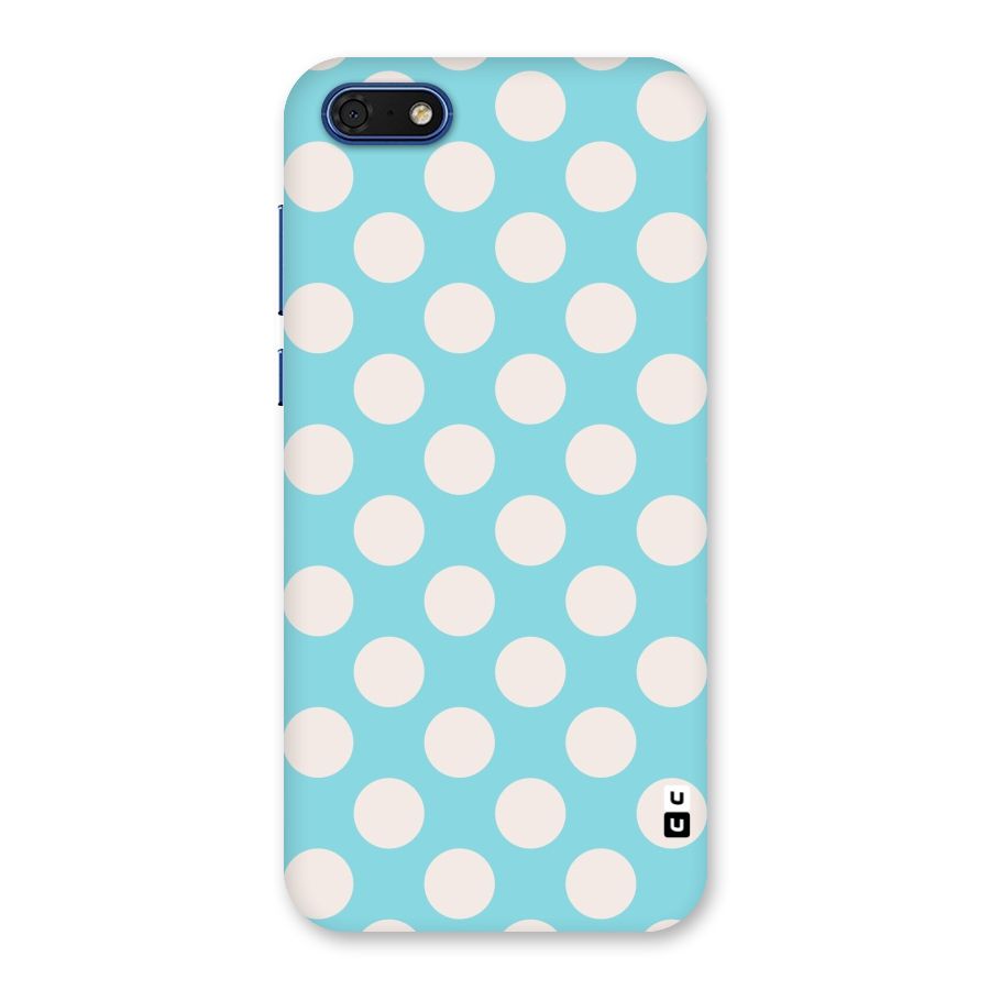 Pastel White Polka Dots Back Case for Honor 7s