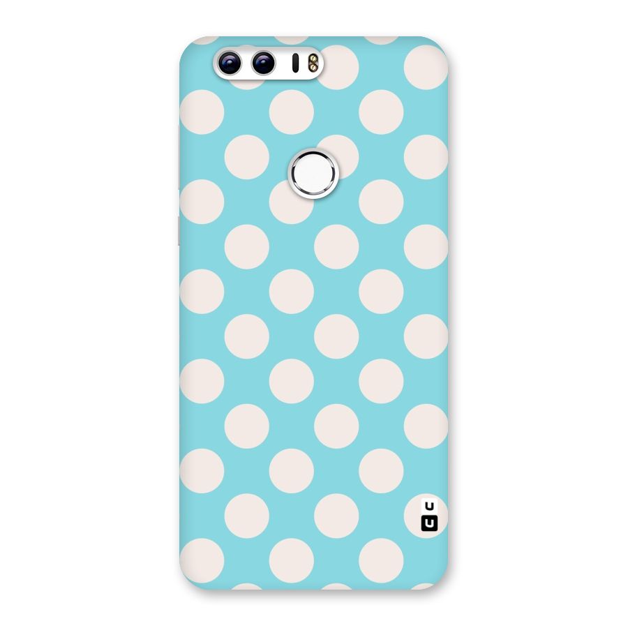 Pastel White Polka Dots Back Case for Honor 8
