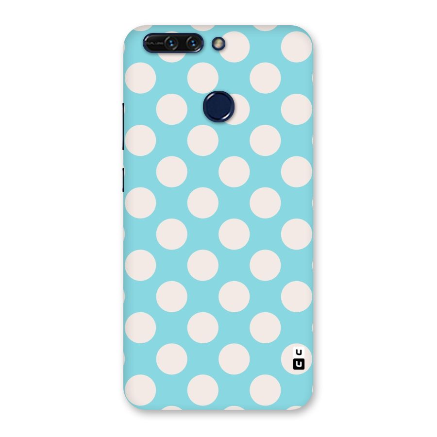 Pastel White Polka Dots Back Case for Honor 8 Pro