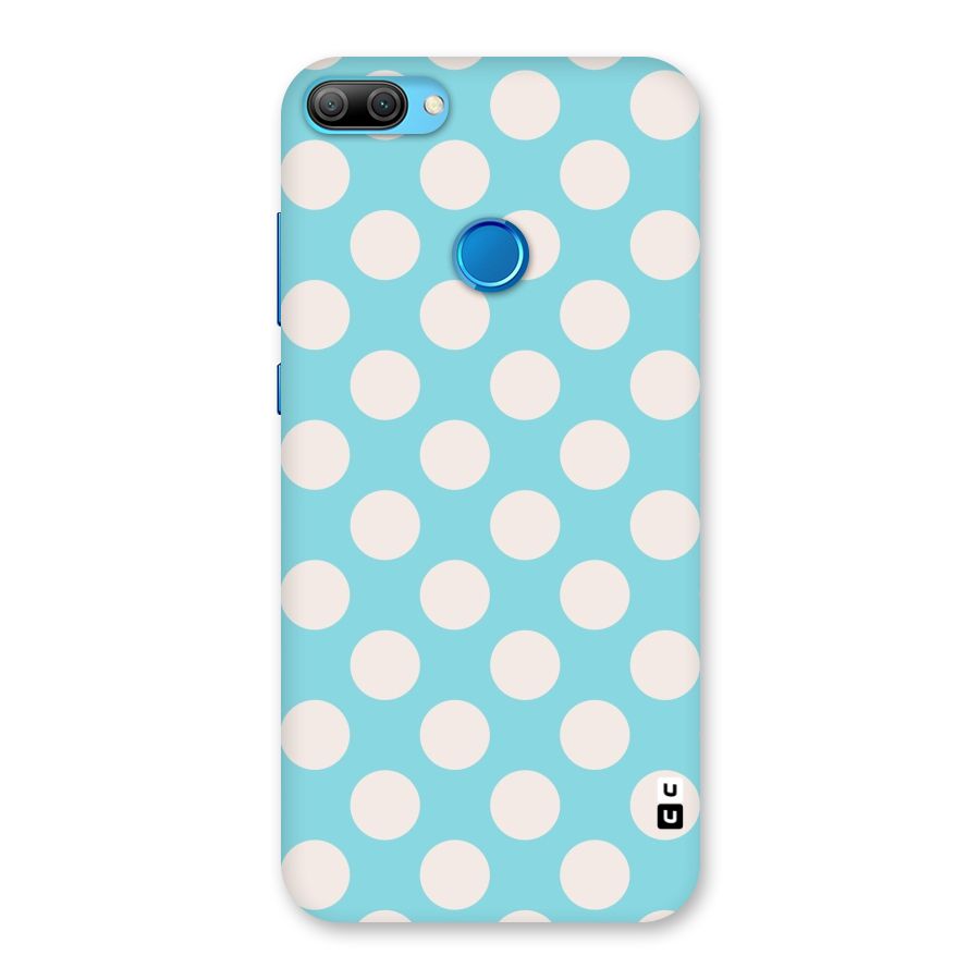 Pastel White Polka Dots Back Case for Honor 9N