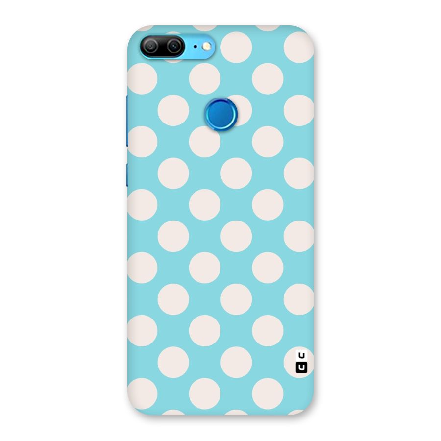 Pastel White Polka Dots Back Case for Honor 9 Lite