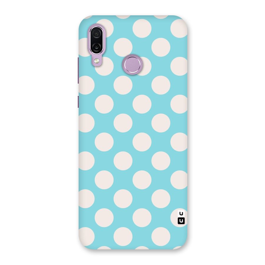 Pastel White Polka Dots Back Case for Honor Play