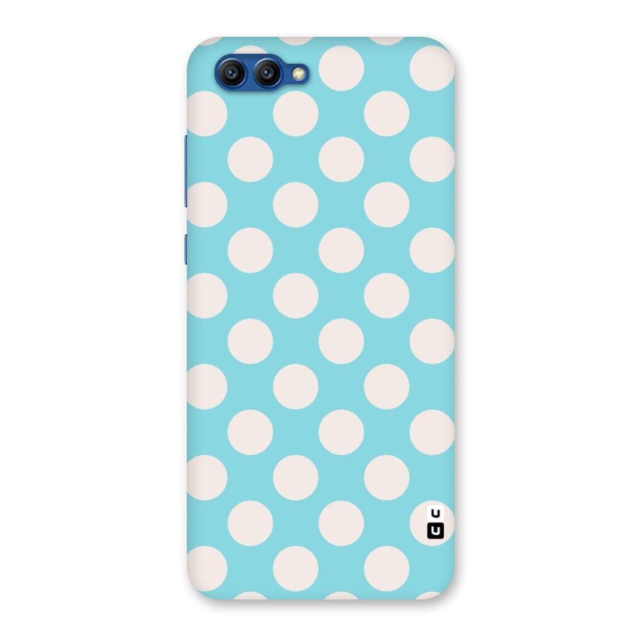 Pastel White Polka Dots Back Case for Honor View 10