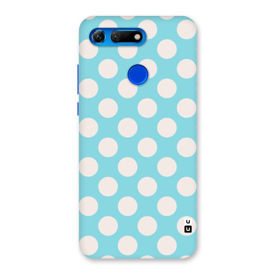 Pastel White Polka Dots Back Case for Honor View 20