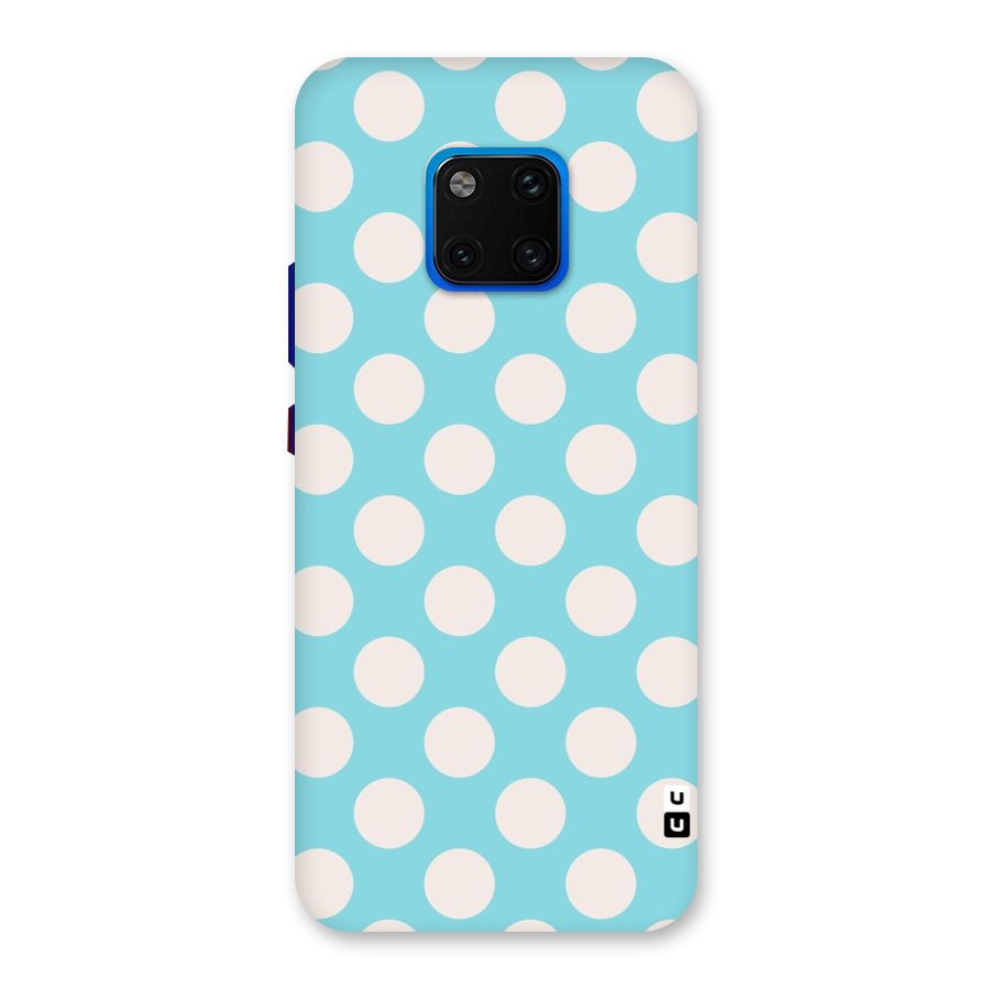 Pastel White Polka Dots Back Case for Huawei Mate 20 Pro