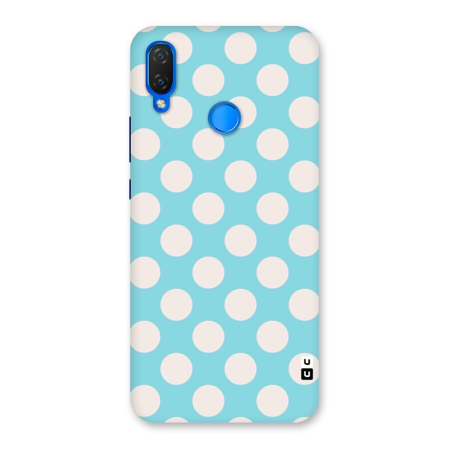 Pastel White Polka Dots Back Case for Huawei Nova 3i