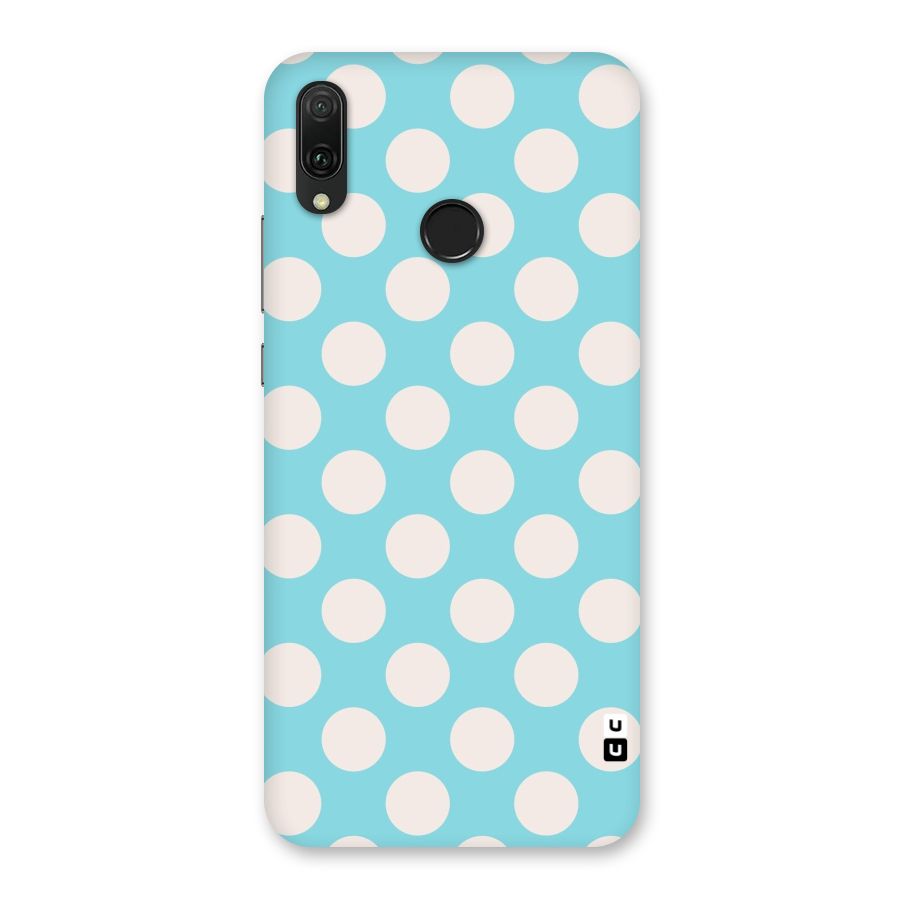 Pastel White Polka Dots Back Case for Huawei Y9 (2019)