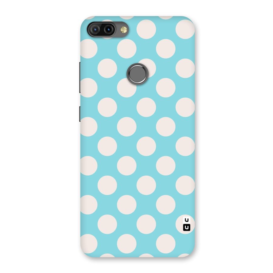 Pastel White Polka Dots Back Case for Infinix Hot 6 Pro