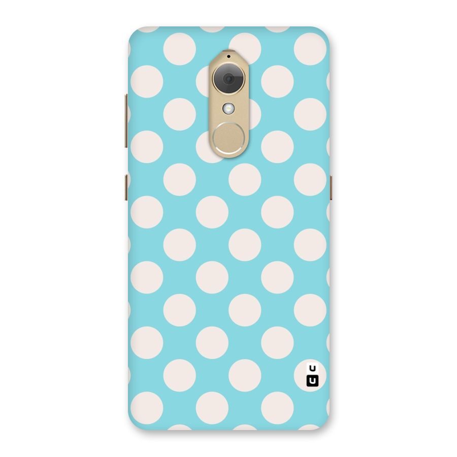 Pastel White Polka Dots Back Case for Lenovo K8