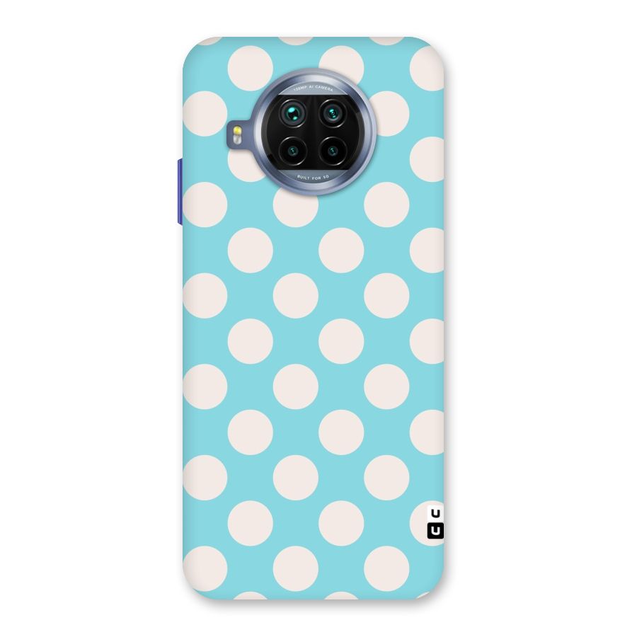Pastel White Polka Dots Back Case for Mi 10i