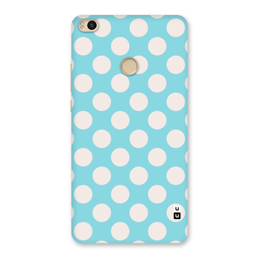 Pastel White Polka Dots Back Case for Mi Max 2