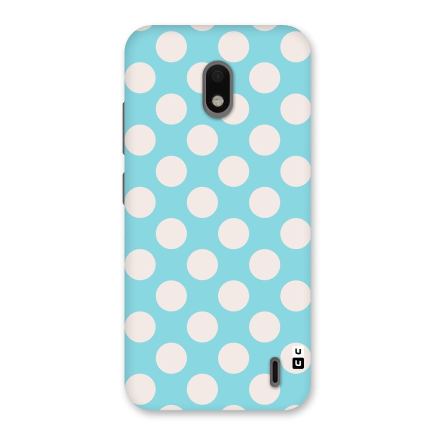 Pastel White Polka Dots Back Case for Nokia 2.2