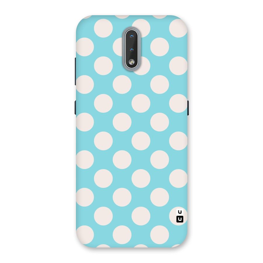 Pastel White Polka Dots Back Case for Nokia 2.3