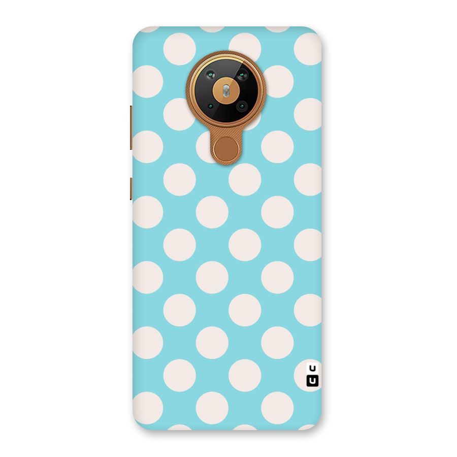 Pastel White Polka Dots Back Case for Nokia 5.3