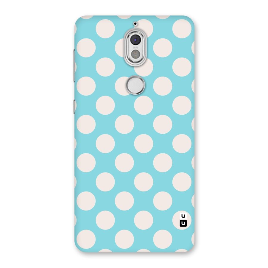 Pastel White Polka Dots Back Case for Nokia 7