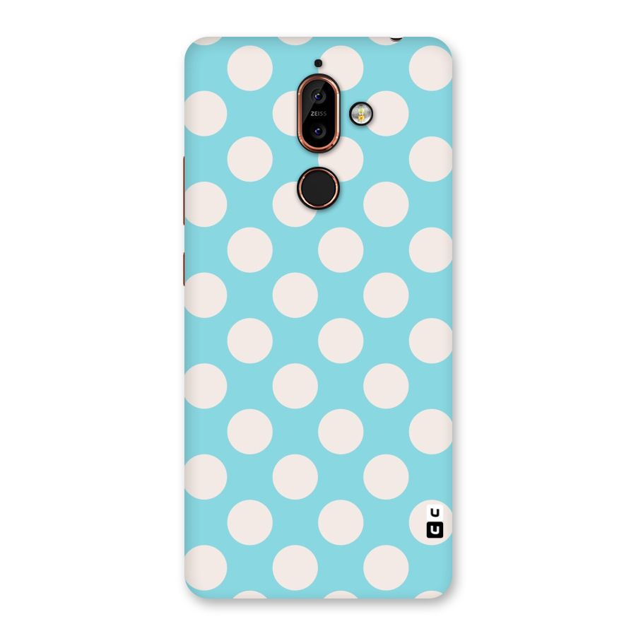 Pastel White Polka Dots Back Case for Nokia 7 Plus